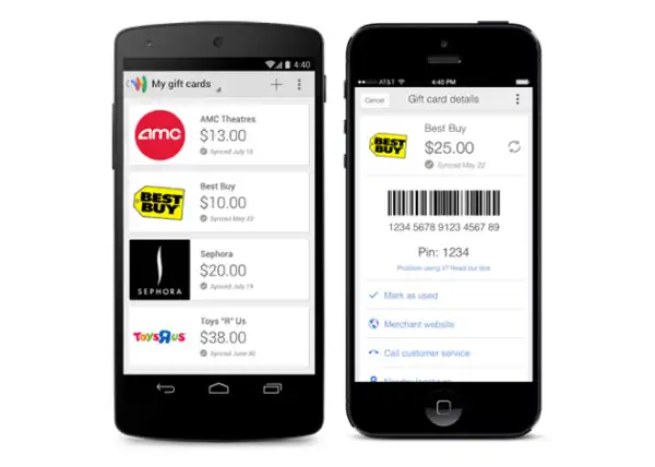 Google Wallet now takes care of your gift cards